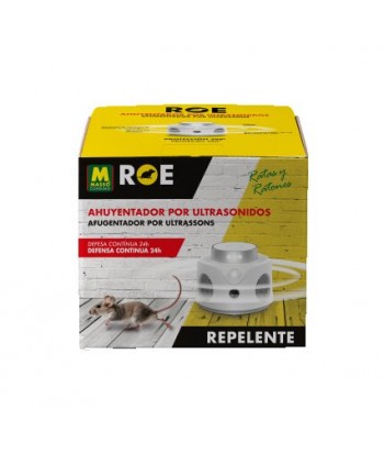 Ahuyentador por ultrasonido para Ratas y Ratones - Masso.