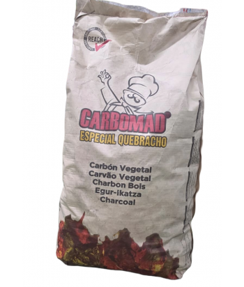 Carbon vegetal de quebracho 15kg