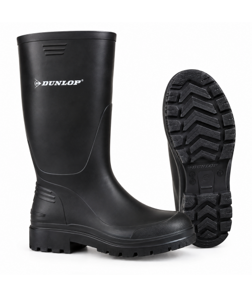 Botas de agua negras Dunlop Pricemastor