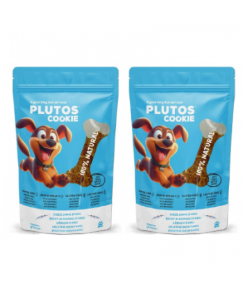 Plutos Cookies de Queso y Krill para Perros – Pack de 2 x 120 g