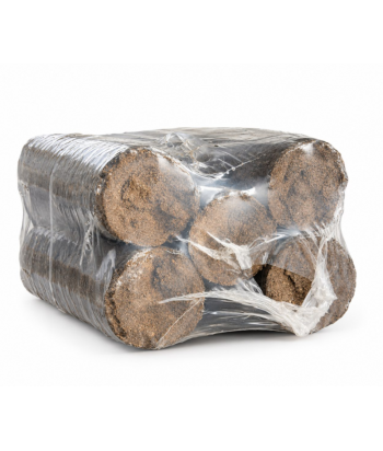Paquete de 5 troncos de briquetas de madera de encina de 6,5 kg aproximadamente