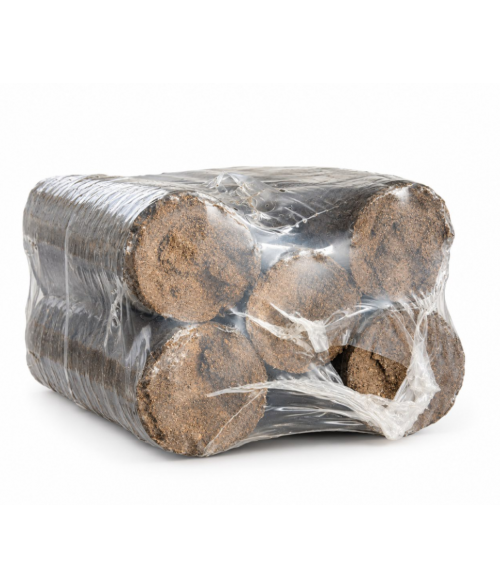 Paquete de 5 troncos de briquetas de madera de encina de 6,5 kg aproximadamente