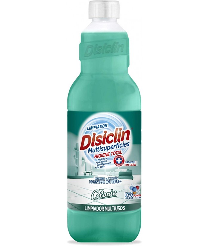 Disiclin Limpiador Higienizante Multiusos, Colonia 1 Litros 1000 ml :  : Salud y cuidado personal